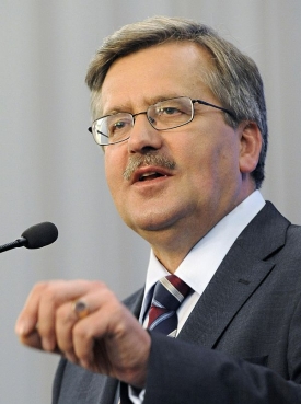 Polský prezident Bronislaw Komorowski.